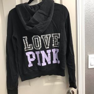 PINK Zip Up Sweatshirt